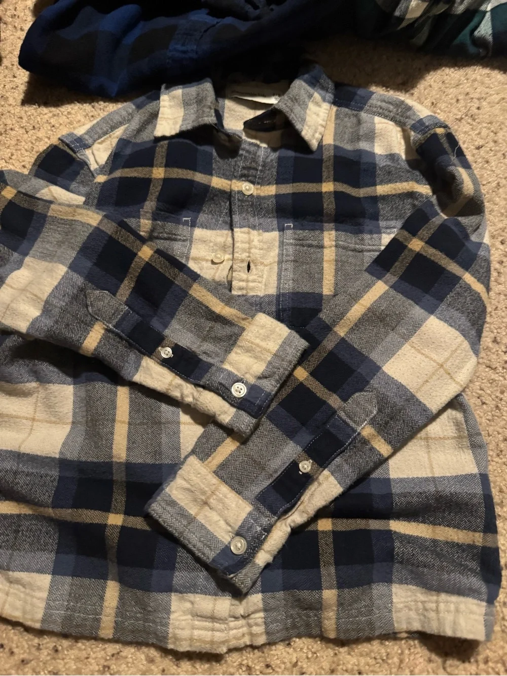 Abercrombie 9/10 flannel lot